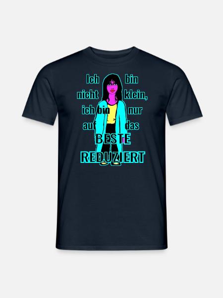 Ich bin nicht klein... - Männer T-Shirt - Navy
