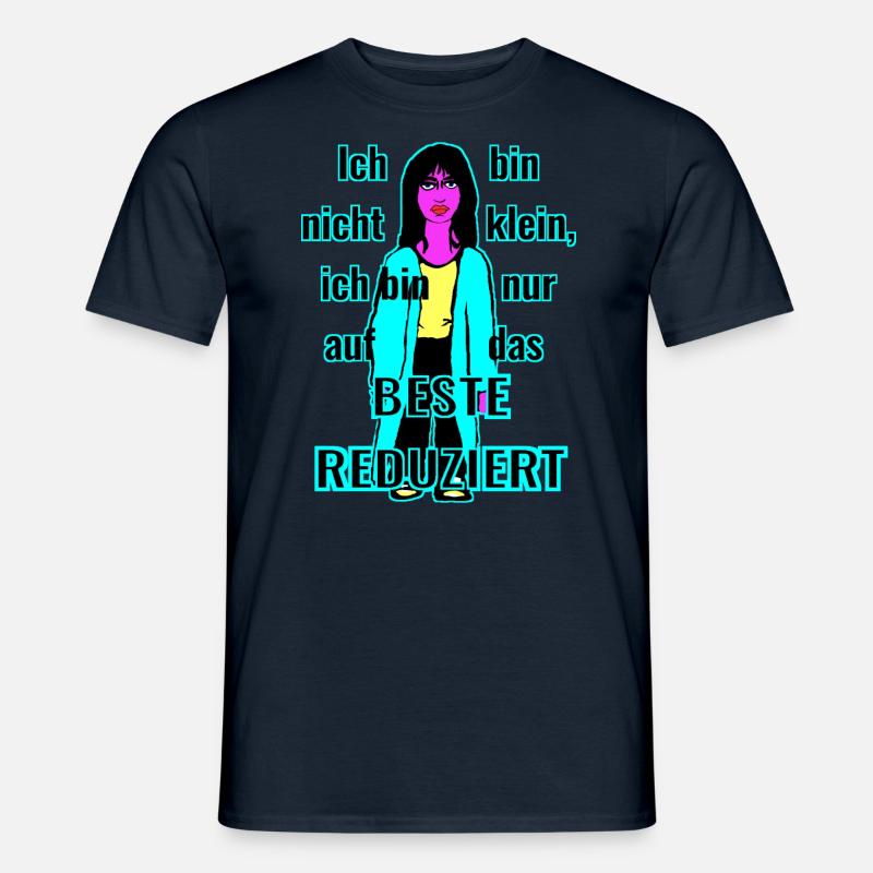 Ich bin nicht klein... - Männer T-Shirt - Navy
