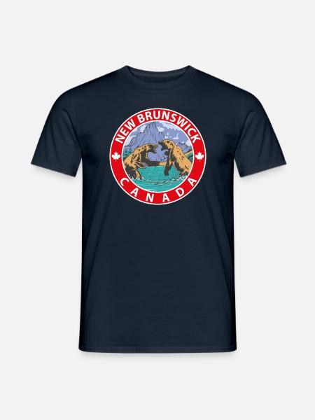 Nouveau-Brunswick - T-shirt homme - marine