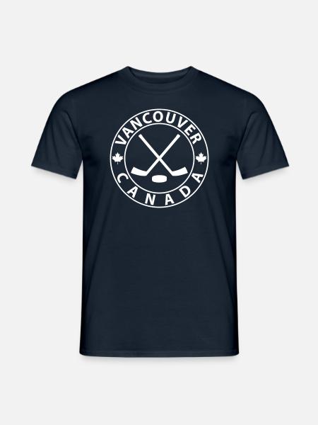 Vancouver Eishockey - Männer T-Shirt - Navy