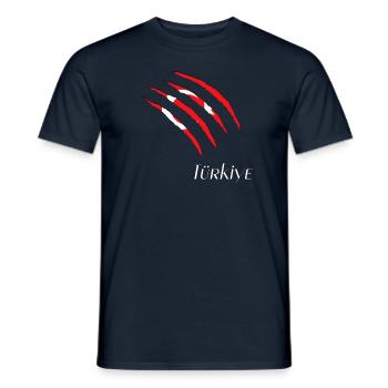 Türkiye Türkei - Männer T-Shirt - Navy - Vorne - AI Model Male 178 light (178cm)