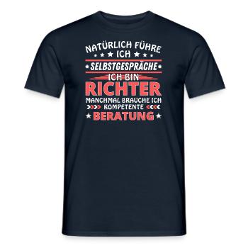 I Talk to Yourself - Richter Edition - Men's T-Shirt - navy - Front - AI Model Male 178 light (178cm)