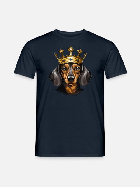 Dachshund - Männer T-Shirt - Navy