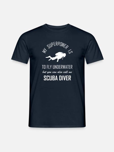 Scuba Diver Equipment Diving Diver Gift Water - Men's T-Shirt - navy