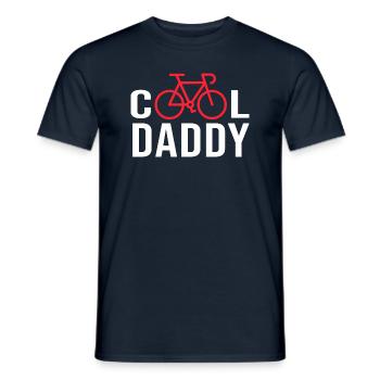 Bike bike cool daddy sport father's day - Men's T-Shirt - navy - Front - AI Model Male 178 light (178cm)