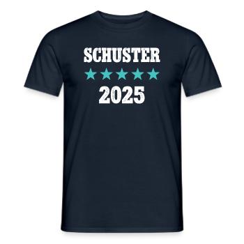 Schuster 2025 Ausbildung Prüfung Meister Azubi - Männer T-Shirt - Navy - Vorne - AI Model Male 178 light (178cm)