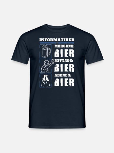 Mon quotidien d’informaticien - T-shirt homme - marine