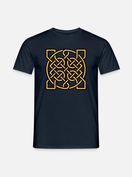 Knot pattern - Men's T-Shirt - navy