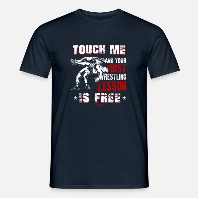 Wrestling Ringen - Männer T-Shirt - Navy