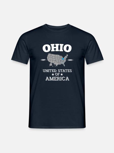 Ohio - Men's T-Shirt - navy