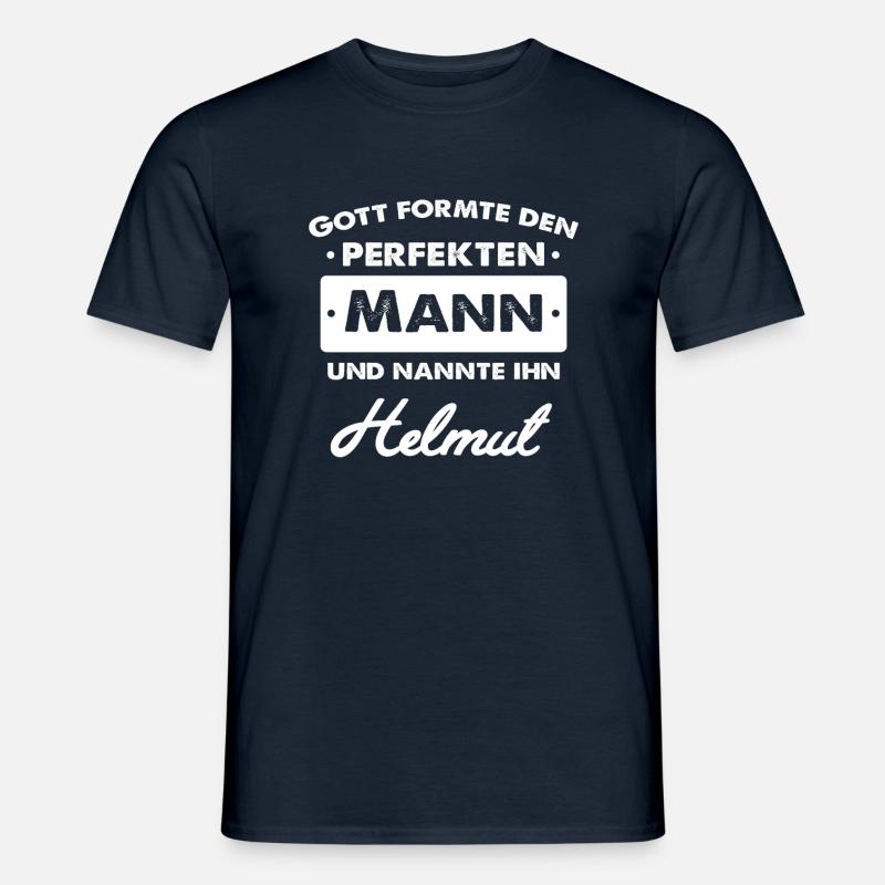 Helmut - Männer T-Shirt - Navy