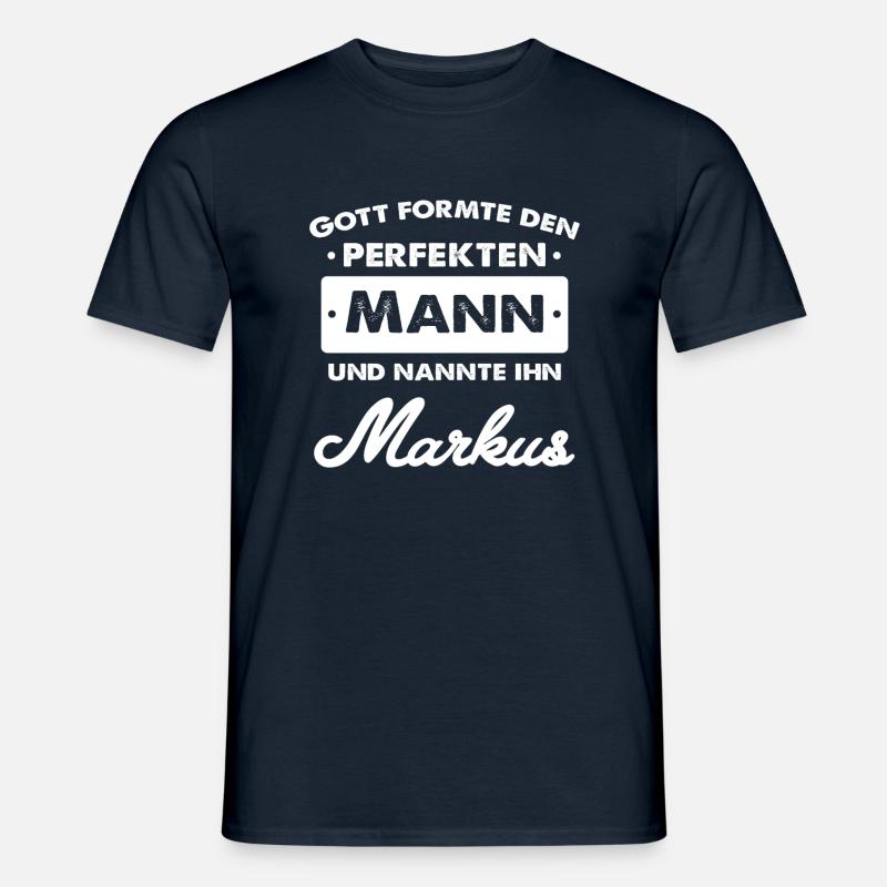 Markus - Männer T-Shirt - Navy