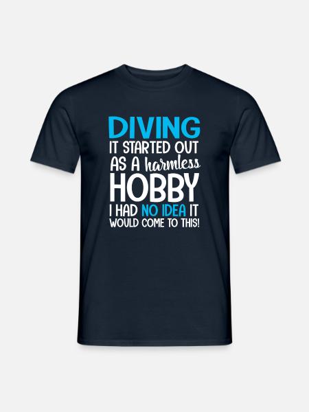 plongée - T-shirt homme - marine