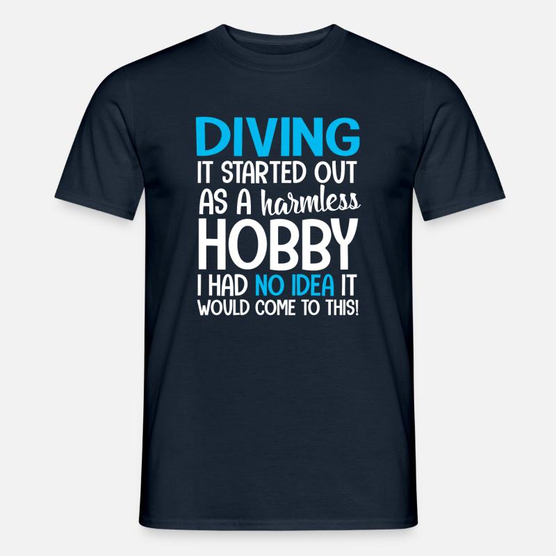 Tauchen - Männer T-Shirt - Navy