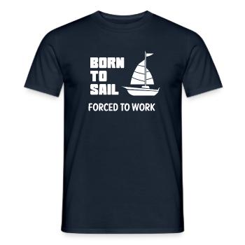 Sailing Captain - Men's T-Shirt - navy - Front - AI Model Male 178 light (178cm)