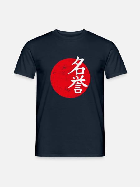Honor Japanese art - Men's T-Shirt - navy