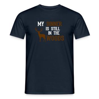 Dîner de chasse - T-shirt homme - marine - Devant - AI Model Male 178 light (178cm)