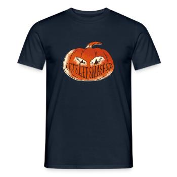 Pumpkin Kürbis - Männer T-Shirt - Navy - Vorne - AI Model Male 178 light (178cm)