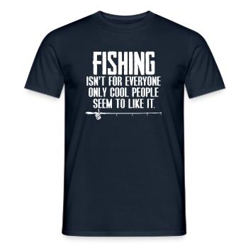 Pêche pêche - T-shirt homme - marine - Devant - AI Model Male 178 light (178cm)