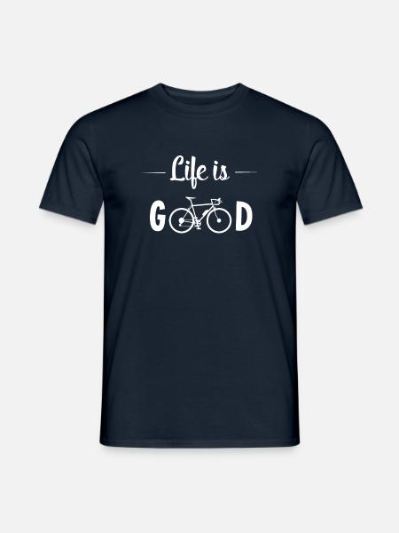 Vélo vélo - T-shirt homme - marine