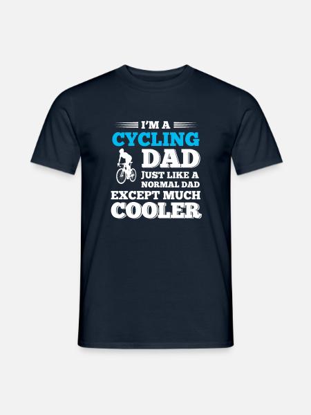 Bicycle cycling dad - Men's T-Shirt - navy