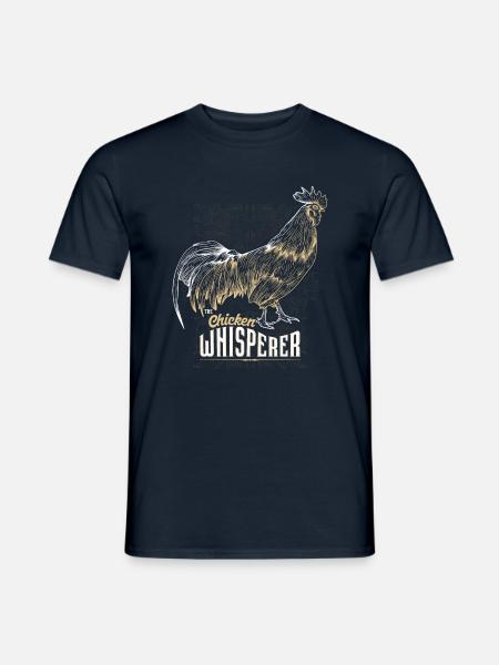 Hühnerflüsterer Huhn - Männer T-Shirt - Navy