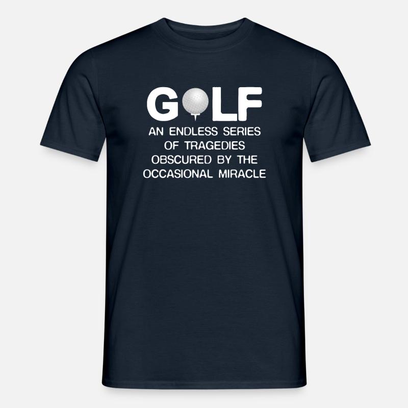 Golf golfen - Männer T-Shirt - Navy