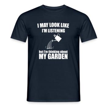 Gärtner Garten - Männer T-Shirt - Navy - Vorne - AI Model Male 178 light (178cm)