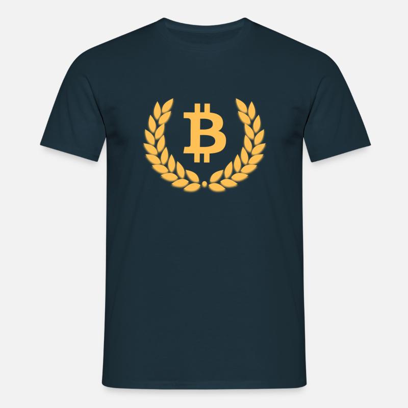 Bitcoin - Men's T-Shirt - navy