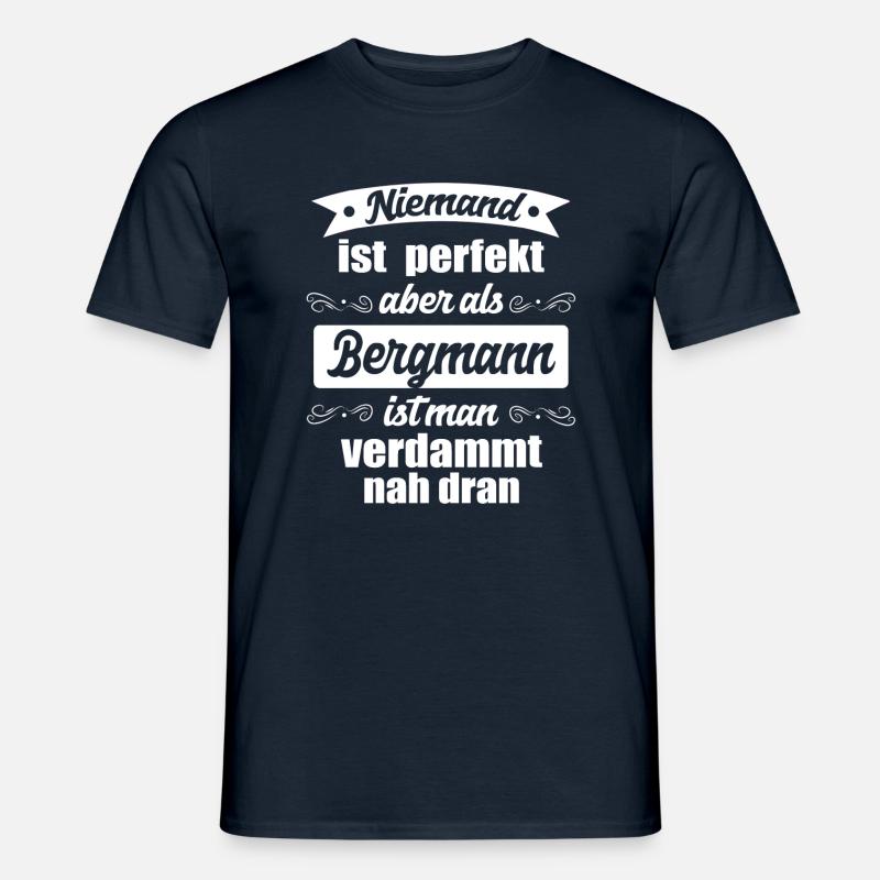 Bergmann - Männer T-Shirt - Navy