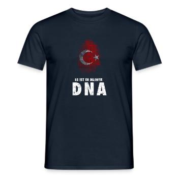 DNA Turkey - Men's T-Shirt - navy - Front - AI Model Male 178 light (178cm)