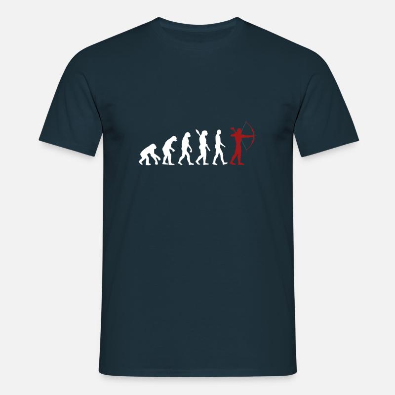 Archery Evolution - Men's T-Shirt - navy