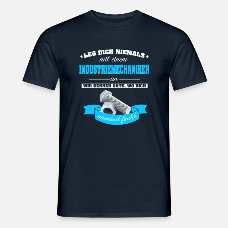 Industriemechaniker - Männer T-Shirt - Navy