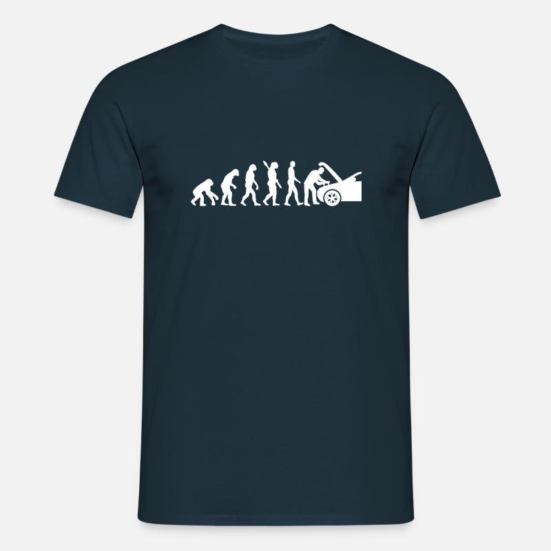 Mechatronics Engineer Evolution - Men's T-Shirt - navy