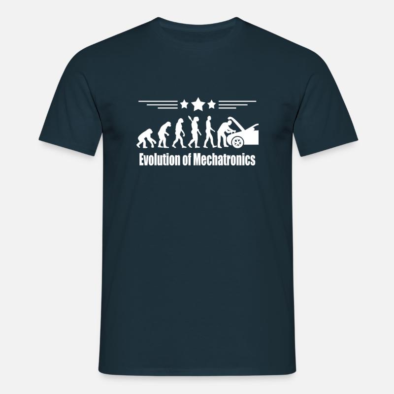 Automotive Mechatronics Evolution - Men's T-Shirt - navy
