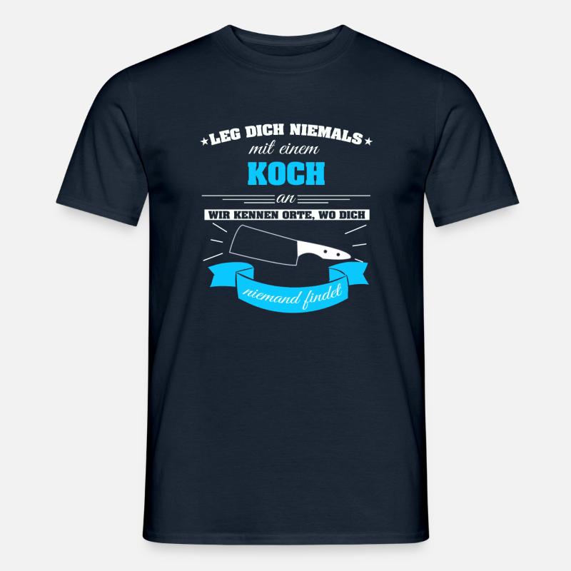Koch kochen - Männer T-Shirt - Navy