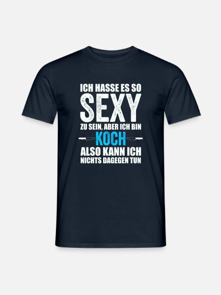 Koch kochen - Männer T-Shirt - Navy