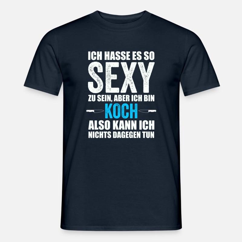 Koch kochen - Männer T-Shirt - Navy