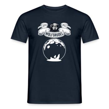 Wolf Pack - Men's T-Shirt - navy - Front - AI Model Male 178 light (178cm)