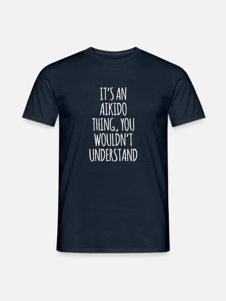 Aikido - Men's T-Shirt - navy