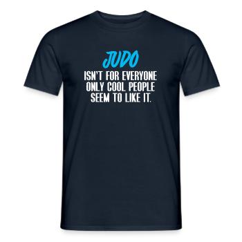 judo - T-shirt homme - marine - Devant - AI Model Male 178 light (178cm)