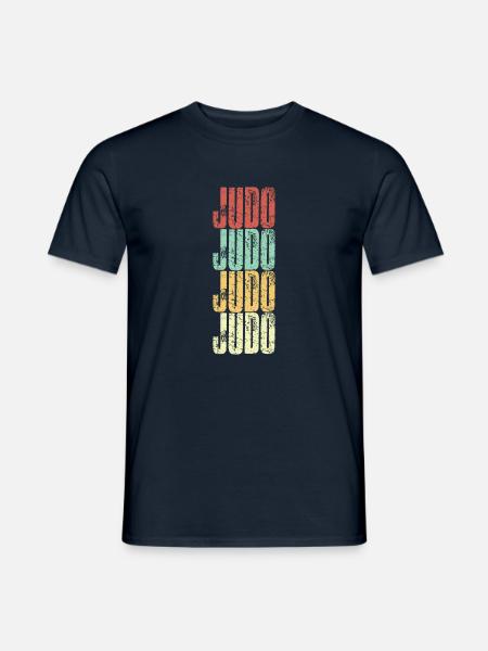Judo Vintage - Männer T-Shirt - Navy