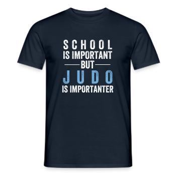 judo - T-shirt homme - marine - Devant - AI Model Male 178 light (178cm)