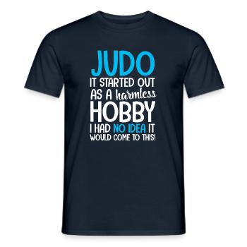 judo - T-shirt homme - marine - Devant - AI Model Male 178 light (178cm)