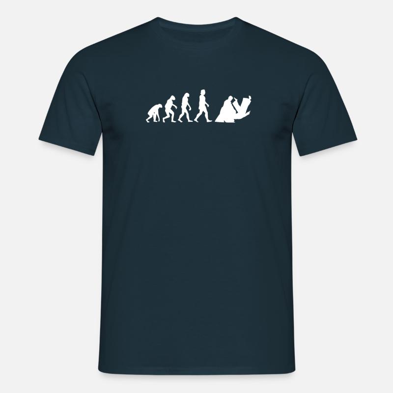Aikido Evolution - Men's T-Shirt - navy