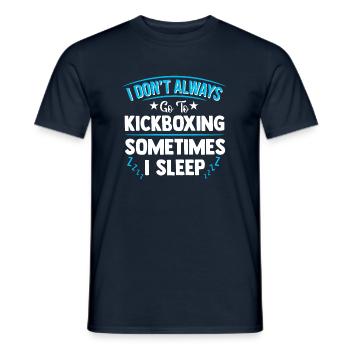 Kickboxing Kickboxing - Men's T-Shirt - navy - Front - AI Model Male 178 light (178cm)
