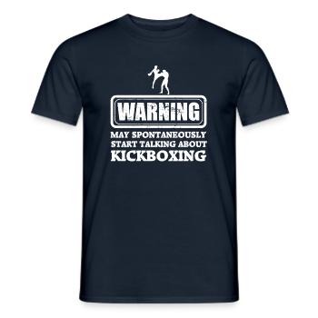 Kickboxing Kickboxing - Men's T-Shirt - navy - Front - AI Model Male 178 light (178cm)