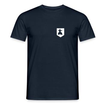 Kendo Japanese martial arts sword fighting gift - Men's T-Shirt - navy - Front - AI Model Male 178 light (178cm)