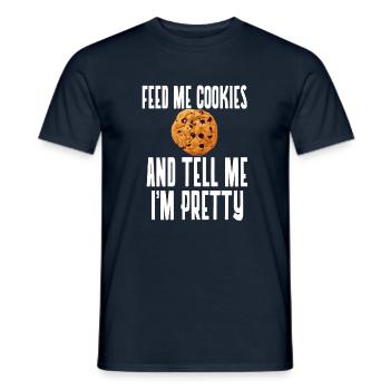 Cookie Cookie Cookies Bake Christmas Gift - Men's T-Shirt - navy - Front - AI Model Male 178 light (178cm)