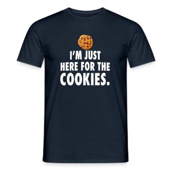 Cookie Cookie Cookies Bake Christmas Gift - Men's T-Shirt - navy - Front - AI Model Male 178 light (178cm)
